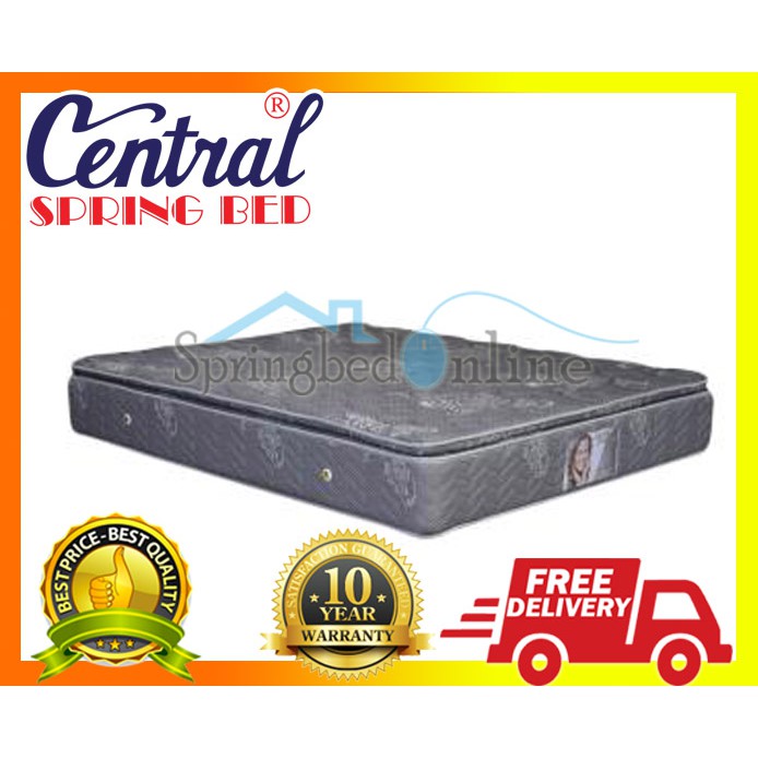 Springbed Central Grand Deluxe Single Pillowtop Kasur Saja