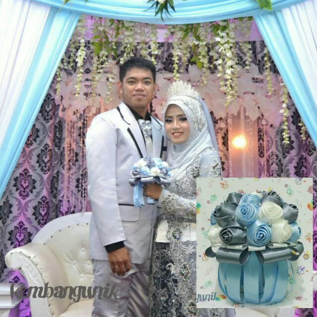 Bucket bunga / hand bucket / bunga wisuda / bunga pengantin / bunga tangan murah cantik