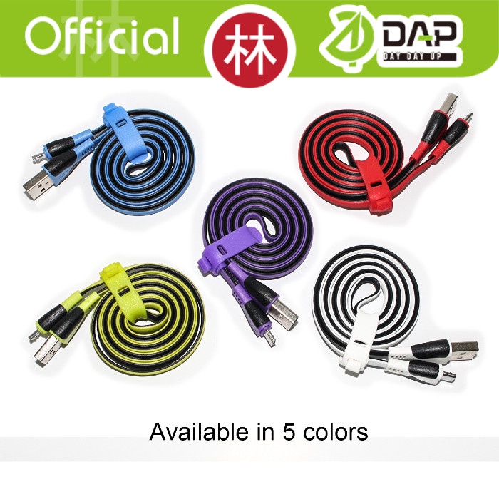 DAP DPM100 Data Cable Micro USB Fast Charge 2.4A - 1 Toples 30 Pcs