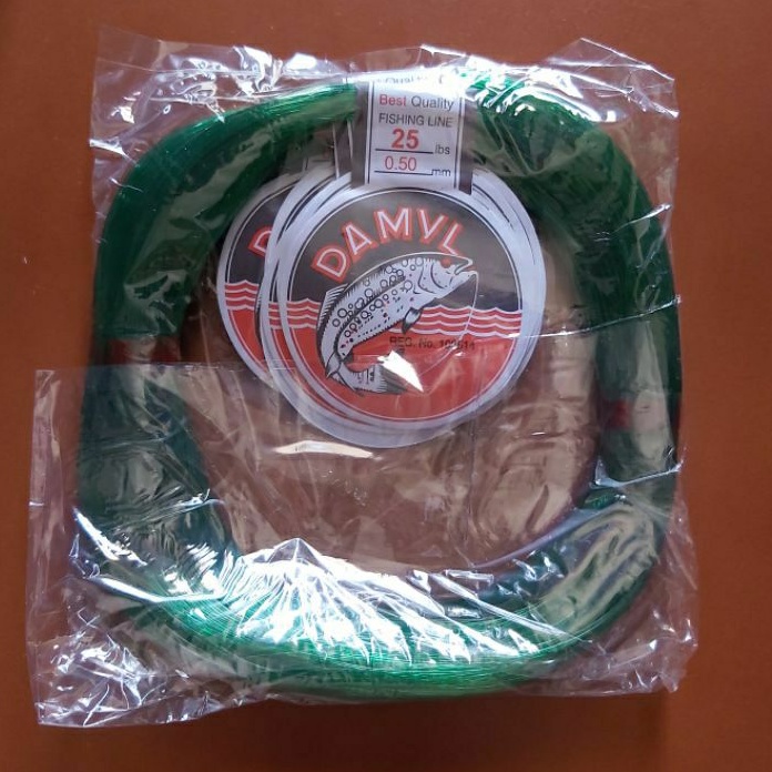 Senar Damyl hijau no 25 lbs, 0.50 mm