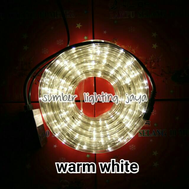 Skia - & Lampu Led Selang 10M 3J / Lampu Hias Selang 10 Meter 3 Jalur