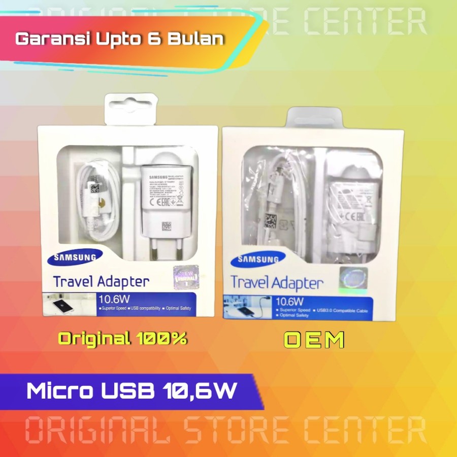 Jual Charger Samsung TAB S2 Galaxy Tab A7 Lite Galaxy Tab A8 Fast charging USB Micro Original