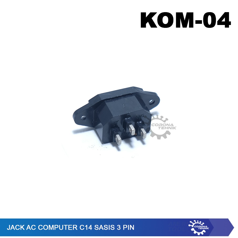 Jack AC Computer C14 Sasis 3 Pin