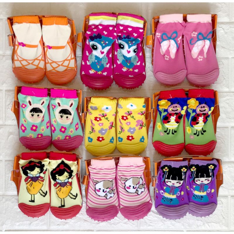 Skidders Bayi || Sepatu Prewalker || Sepatu Bayi Alas Karet || Skider Anak Balita