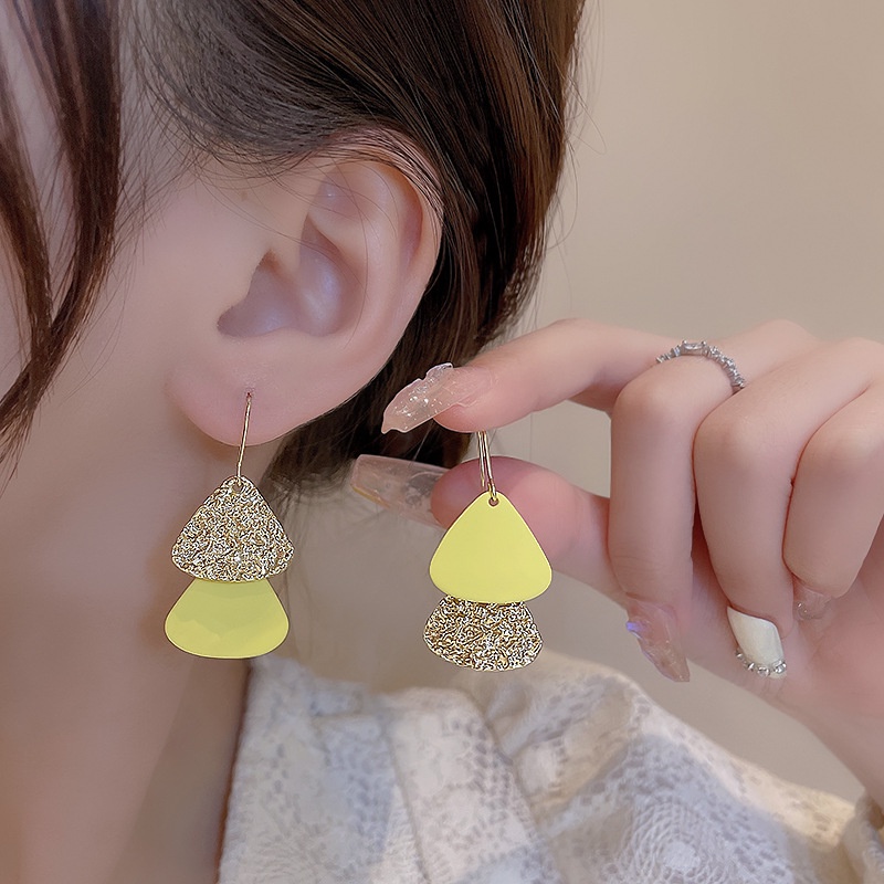 Anting Kait Gantung Bahan Sterling silver 925 Desain Rok Kecil Gaya Mewah Untuk Wanita