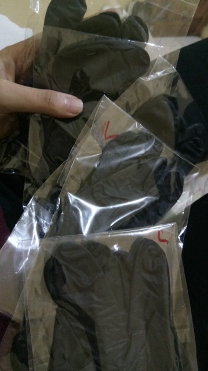 Black Latex Glove