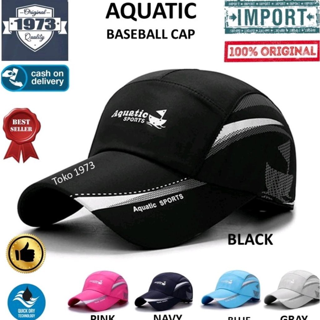 TOPI AQUATIC SPORT - TOPI PRIA - TOPI WANITA - TOPI OLAHRAGA- TOPI KEREN - TOPI PRIA