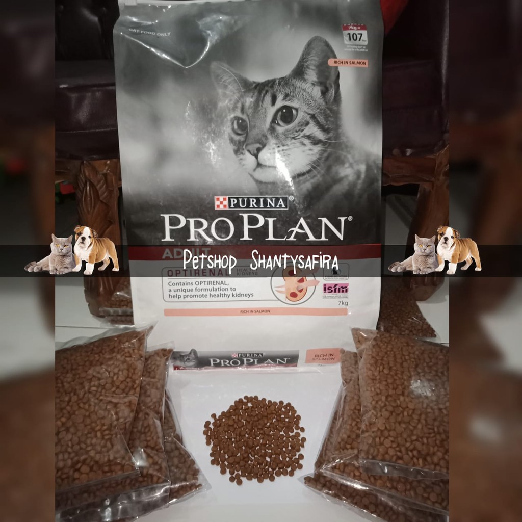 MAKAN KUCING PROPLAN ADULT SALMON 500 GR