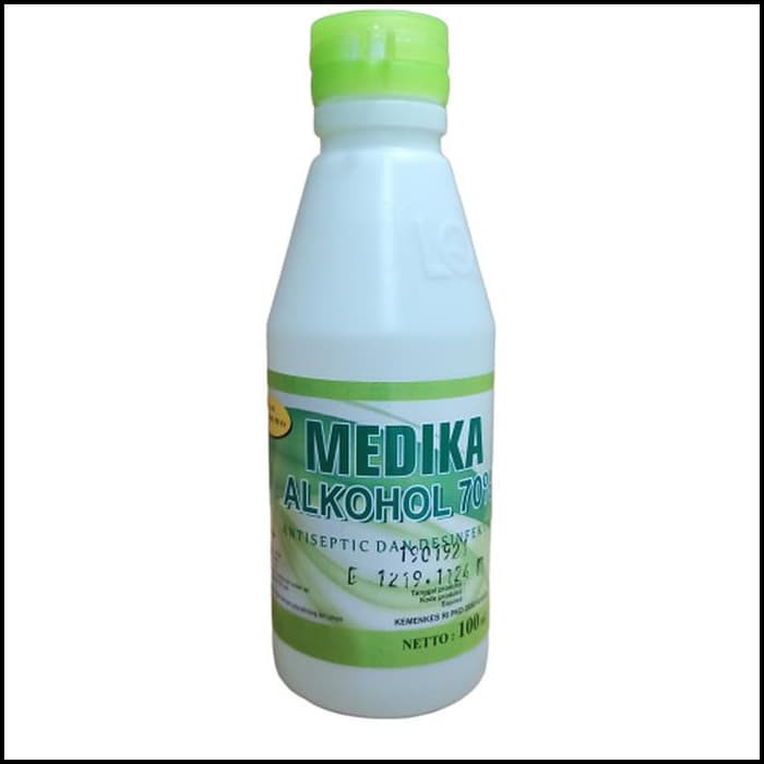 Alkohol 70% 100ml Medika / Alkohol Medika 100ml Foodgrade