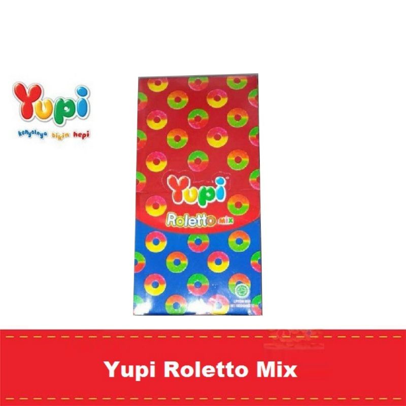 

Yupi Roletto Mix (1 box isi 12 pcs)