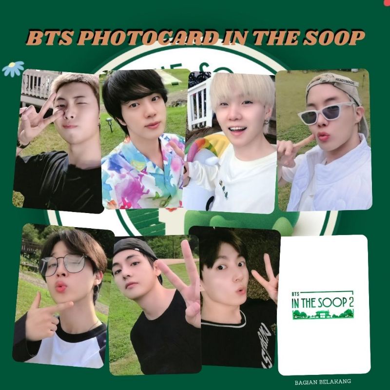 BTS PHOTOCARD IN THE SOOP 2 PC ITS