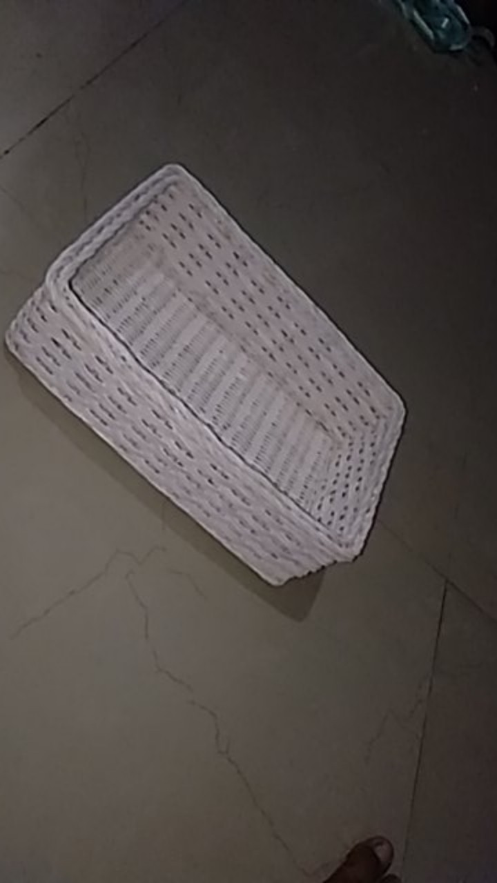 Keranjang Rotan Kotak Double 30x20x9cm Warna