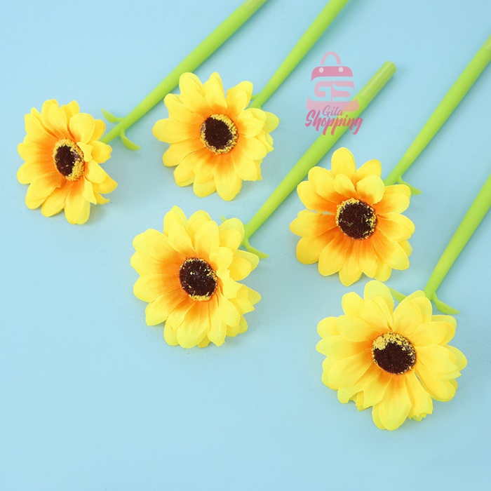 

PULPEN GEL FLOWER / PENA LUCU IMUT KOREAN GEL PEN - READY COD