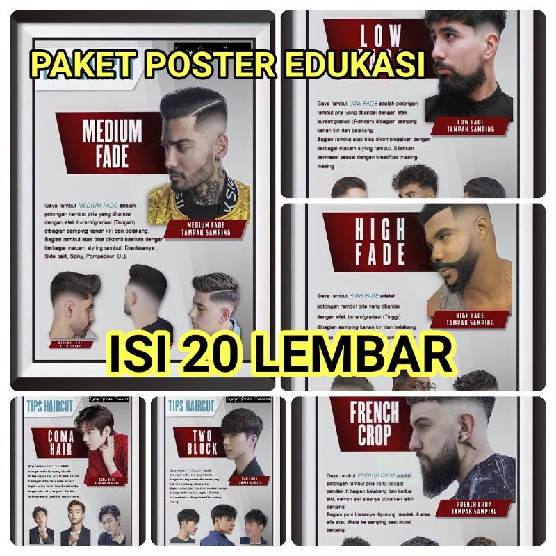 Poster Barbershop Edukasi