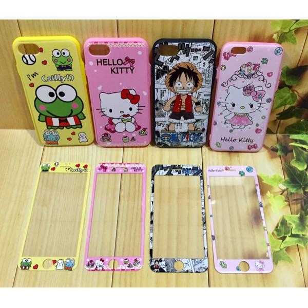 case casing iphone 5 5S SE 6 6S 7 plus doraemon cute lucu hello kitty