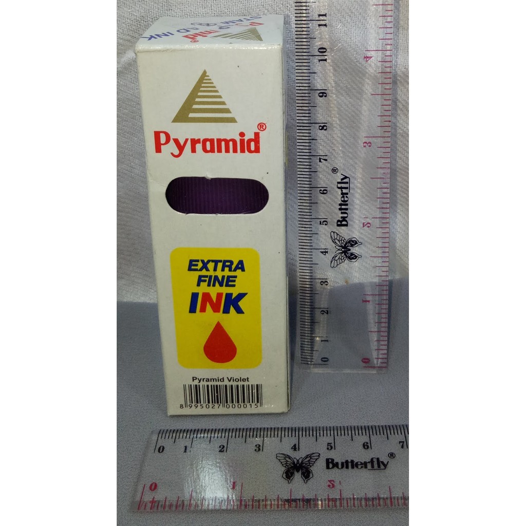 

Tinta Stamp Pad Ink Stempel merk Pyramid Untuk Bak Stempel Bantalan Warna Hitam Biru Violet Ungu Bagus Murah READY STOCK