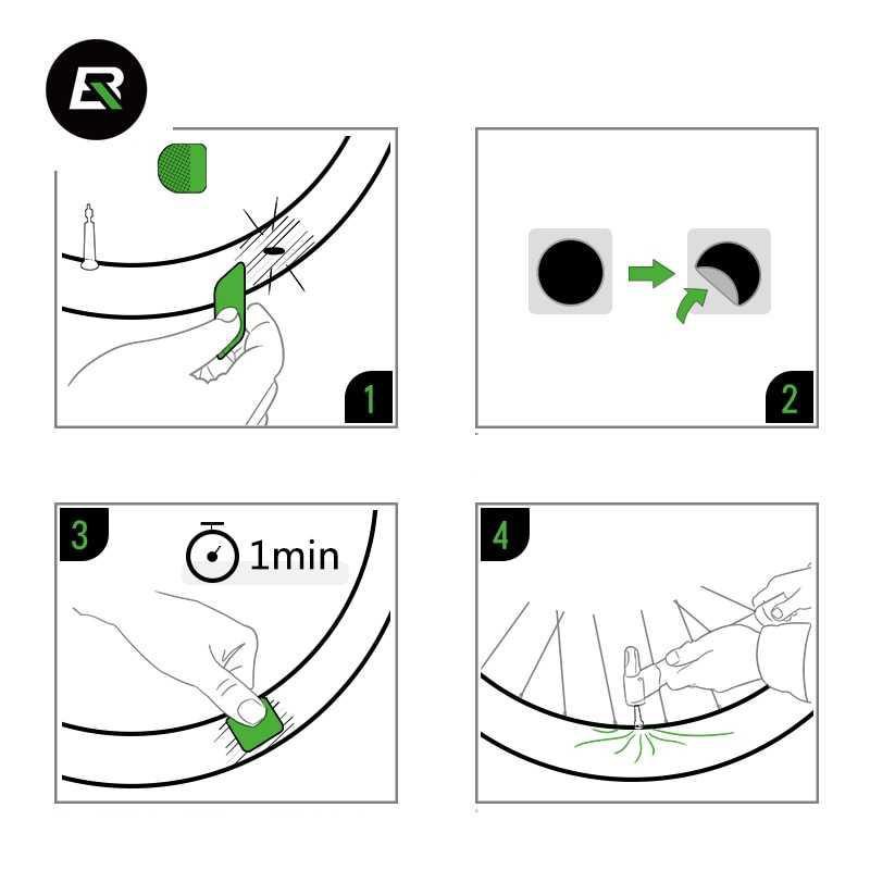 Rockbros Peralatan Portable Tambal Ban Sepeda Tire Repair Kit - Gj2001 ( Al-Yusi )