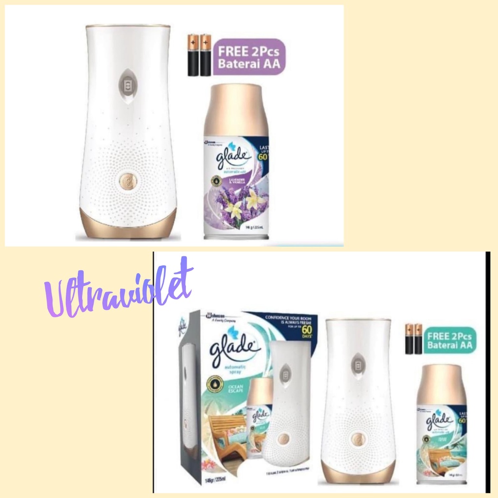 Glade Automatic Device Alat+Refill 146gr / 225ml / Pengharum Ruangan