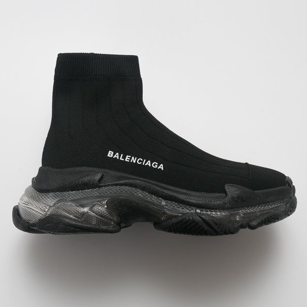 balenciaga triple s air knit mid sock