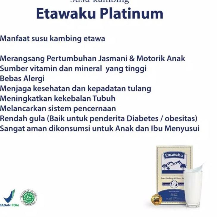 

Harga Bagus--etawaku platinum, susu etawa platinum..susu etawaku platinum