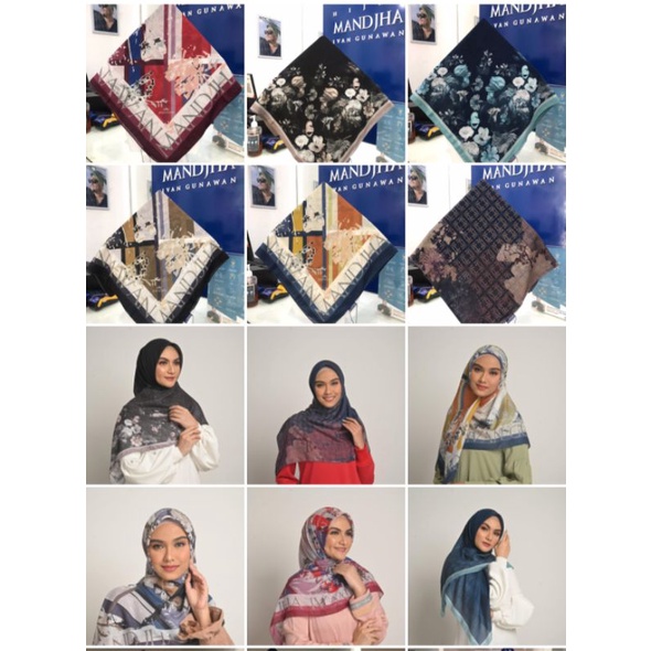 Mandjha Ivan Gunawan Fashion Scarf Motif