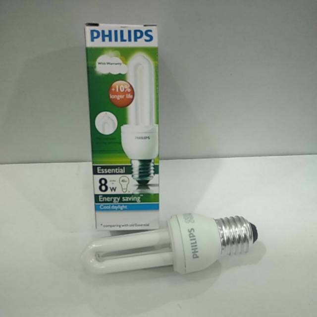 lampu philips essential 8w