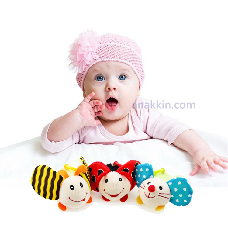 Happy Monkey Bugs Edition Vibrate Toys/ mainan anak / mainan bayi / mainan getar / boneka bayi getar