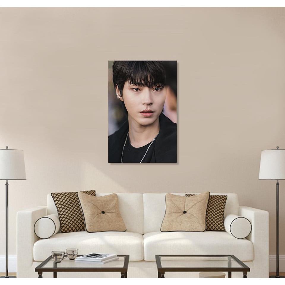 Hiasan Dinding Kamar HwangInYeop/Hiasan DindingHwangInYeop/Lukisan HwangInYeop/Walldecor/Poster Kayu