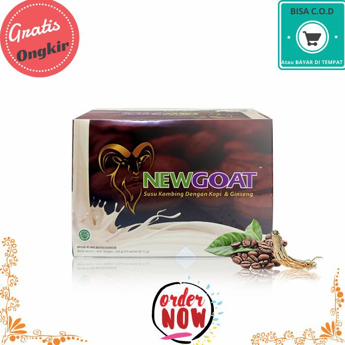 

COD 176 Susu Asli NewGOAT Susu Kambing Kopi Gingseng New Goat Kesehatan dan Stamina Asli