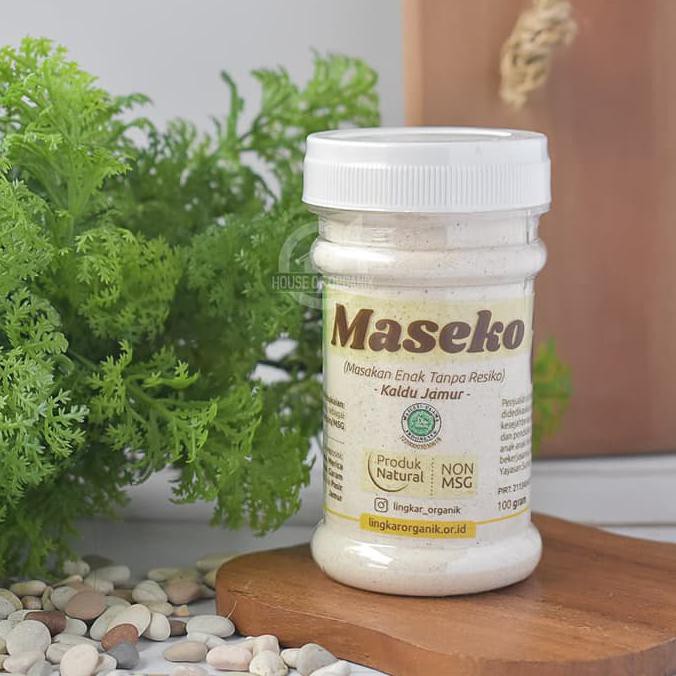 

GRATIS ! LINGKAR ORGANIK - Maseko Kaldu Jamur Non MSG - 100 Gr