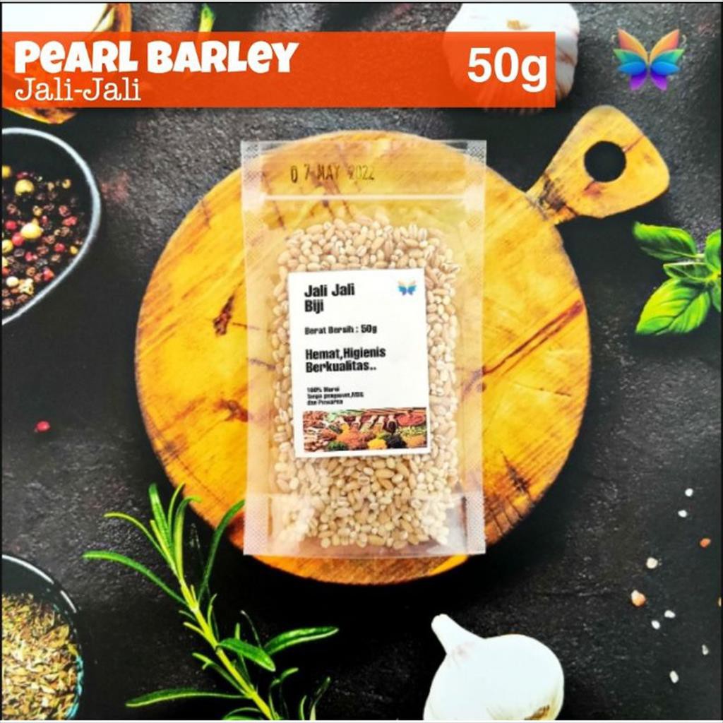 

Rempah Organik JALI-JALI BIJI / Pearl Barley 50g ✓PREMIUM #WarnaWarniRempah