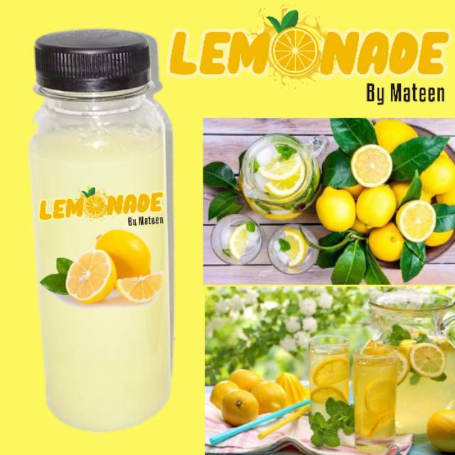 

Lemonade By Mateen | Pure Lemon | Air Perasan Jeruk Lemon Murni, 250ml