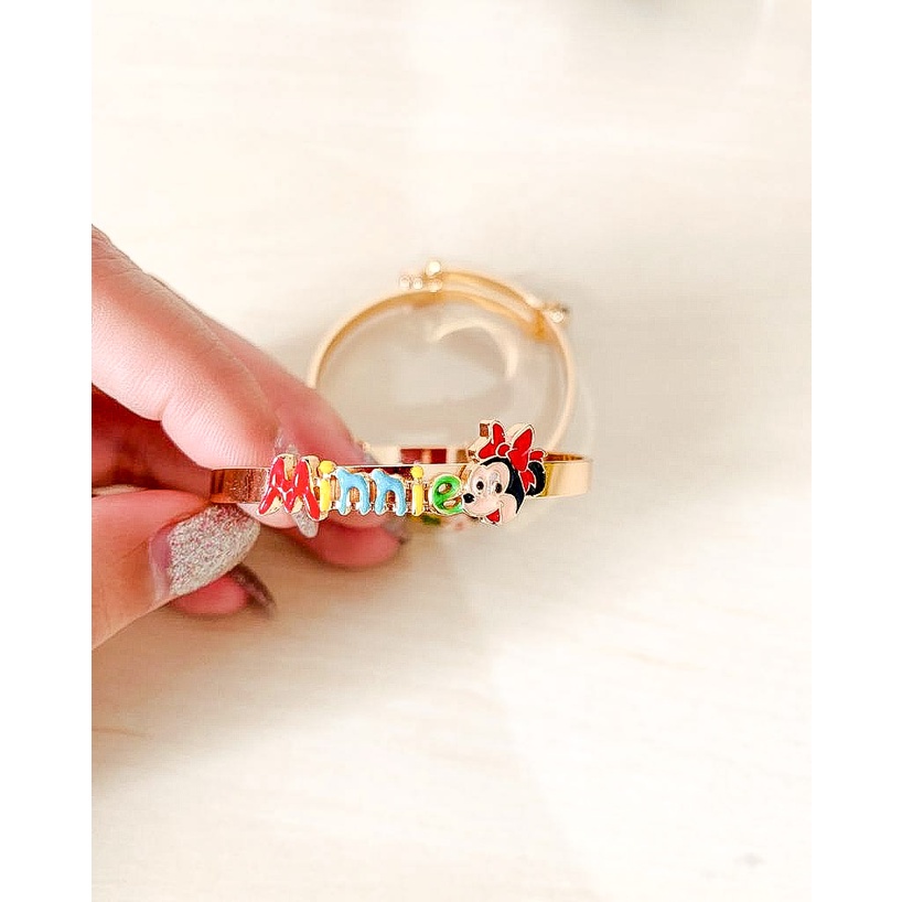 COD ❤️Gelang Anak Mickiyy Red Gold Plat