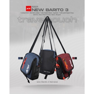 TAS SELEMPANG ORIGINAL REI BARITO 3 PLUS RAINCOVER UNTUK TAB 7 INC