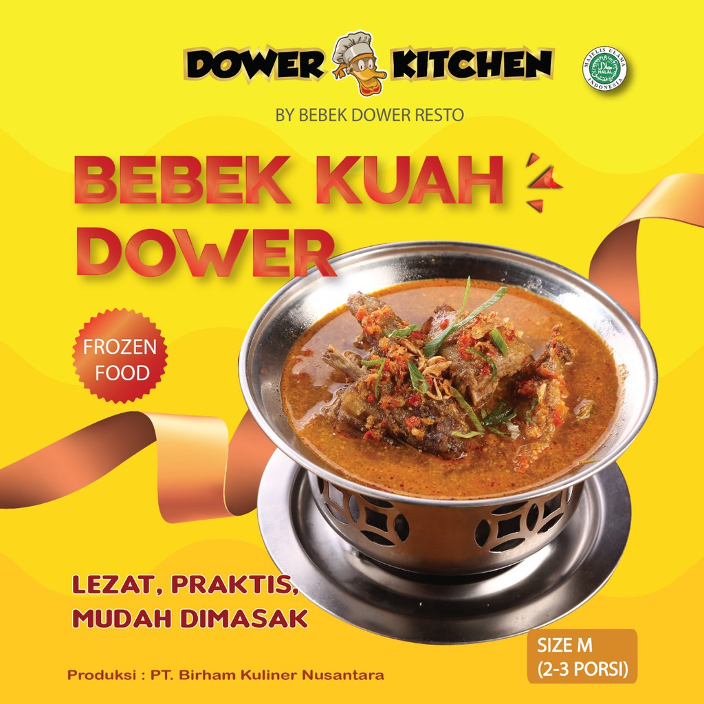 

Bebek Dower Frozen Food Bebek Kuah Dower Size M 2-3 Porsi 400 Gram