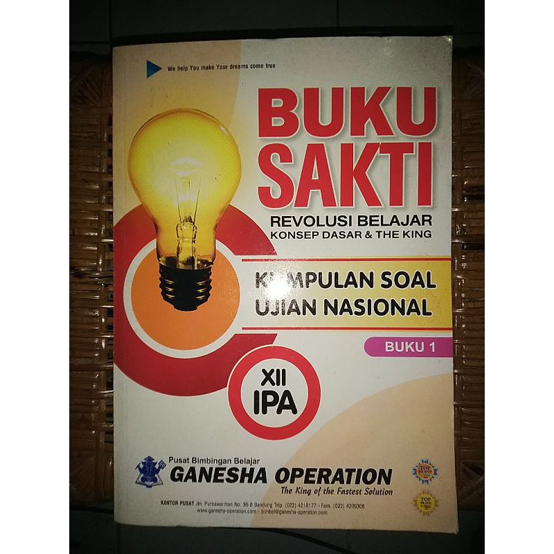 BUKU SAKTI XII IPA KUMPULAN SOAL UN GO