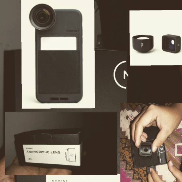 accesoris case + duo lensa MOMENT