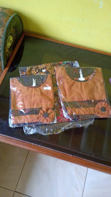 Dress Terusan Anak Perempuan Batik 237 Baju Batik Gaun Anak Seragam Keluarga