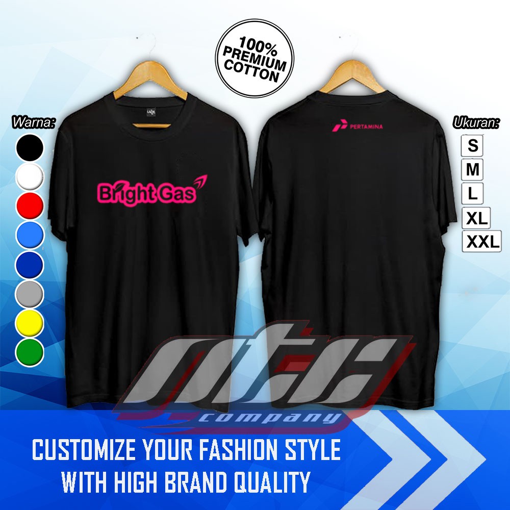Kaos Baju Bright Gas Pertamina BUMN Kaos Perusahaan Terbaru - NTC Company