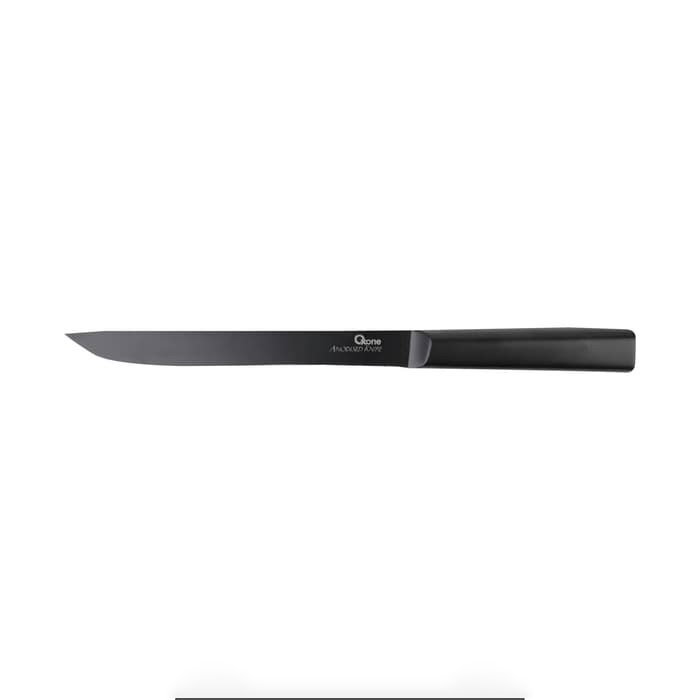 Oxone OX-61D Carving Knife Stainless Steel Pisau Dapur, Pisau Sayur, Pisau Daging Full Black Anodize