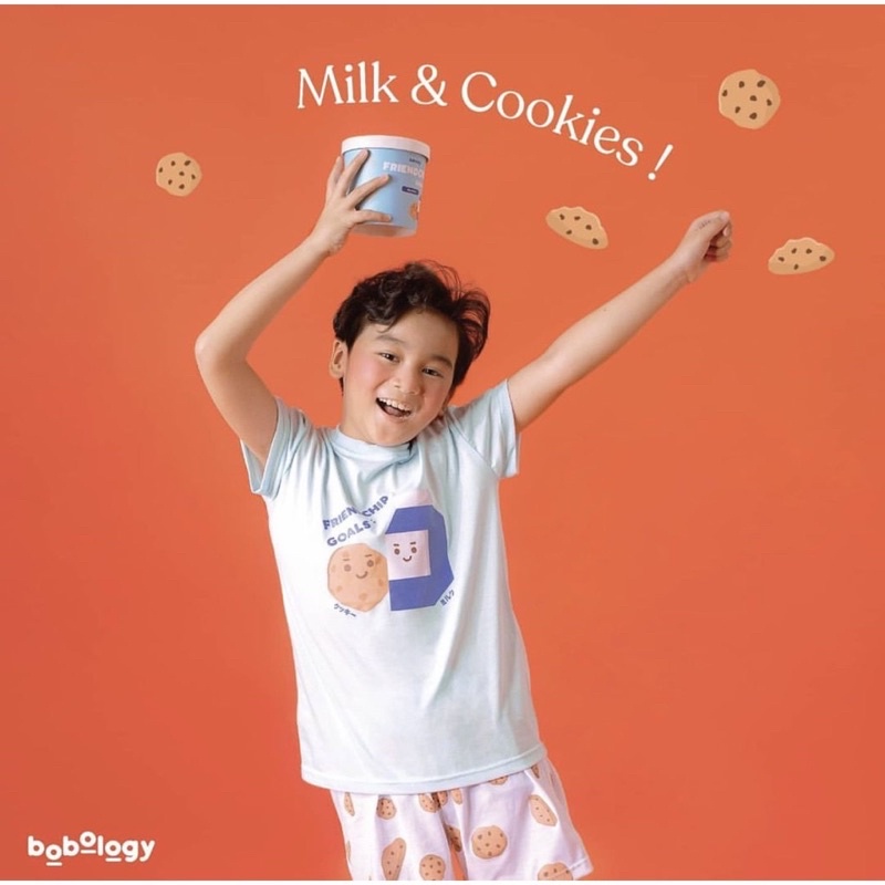 Bobology Milk and Cookies Pyjamas (Short Pants) Unisex