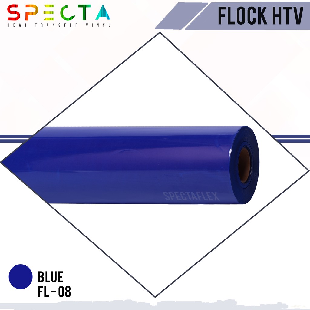 POLYFLEX FLOCK KOREA SPECTAFLEX FL-08 FLOCK HTV BLUE