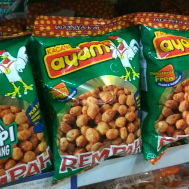 

Kacang rempah cap ayam 225gr oleh oleh makassar