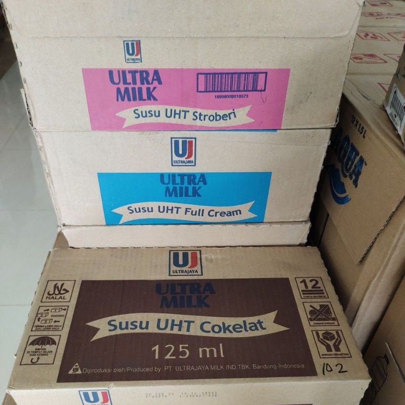 

susu ultra milk coklat, STOBERI,full cream 200 ml x24