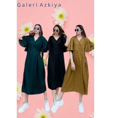 BISA COD DASTER KIMONO LOVELY DRESS AISHA RAYON TWILL JUMBO