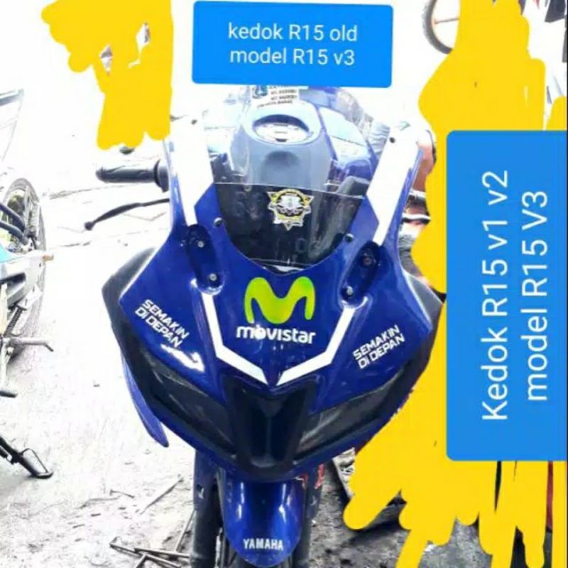 Headlamp Depan R15 Old model New R15 V3 kedok R15 V1 V2 Tameng / Topeng R15