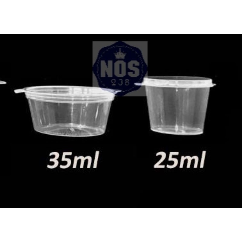 Cup Saos 25ml / 35ml isi 25set