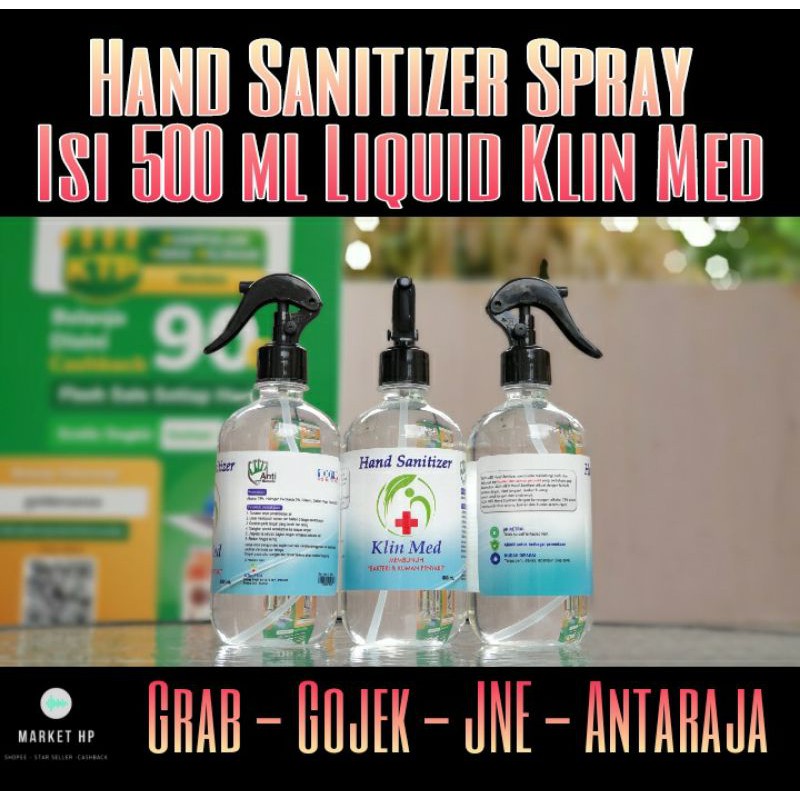 Hand Sanitizer Spray 500 ml Liquid - Klin Med