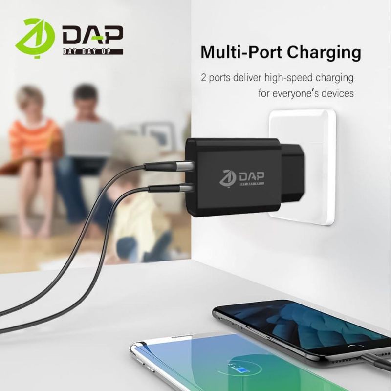 DAP D-A4 / D-A4N USB Charger 2.4A 2USB Port Perpcs/eceran