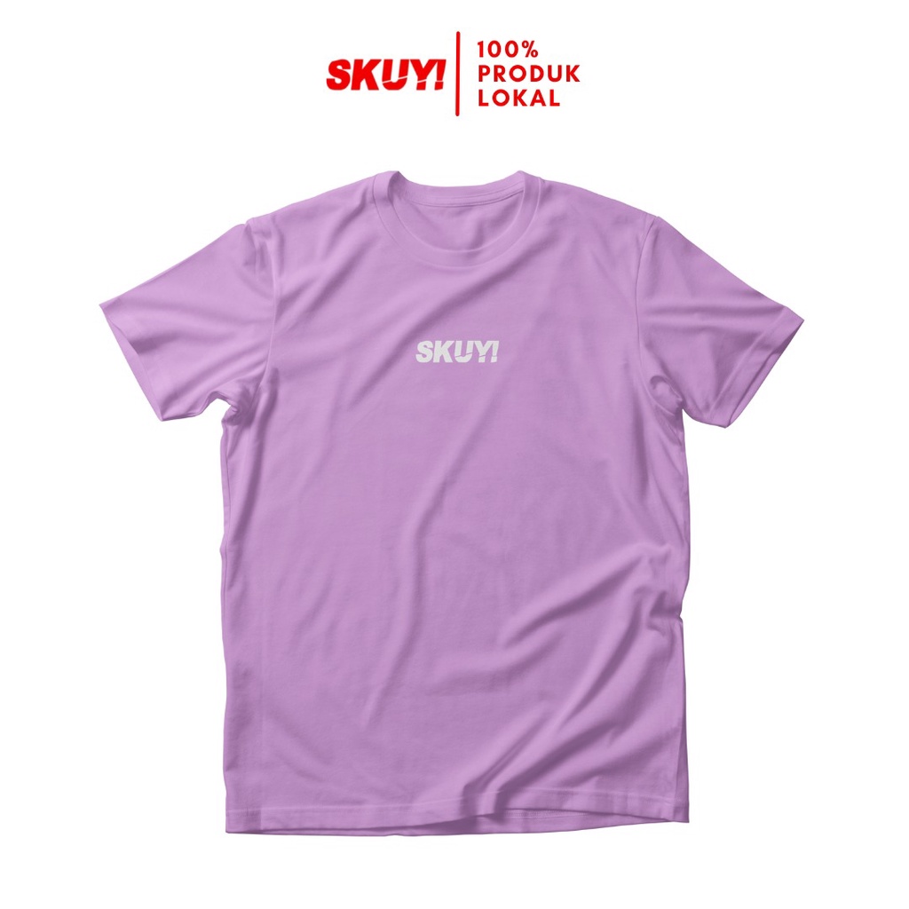 Skuy Kaos Dewasa Pengagum Yang Bingung Unisex Lengan Pendek Lilac Katun Combed 24s SKY32